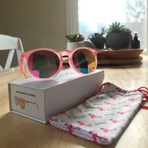Goodr pink round sunglasses